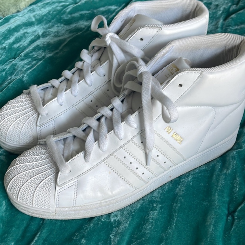 Adidas Pro Model Mens leather shoe size 10.5